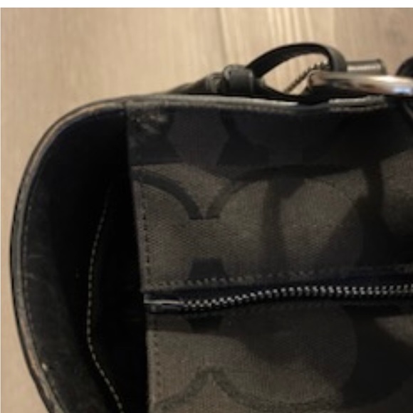 It’s a large signature C coach logo printed all over it - Picture 2 of 15